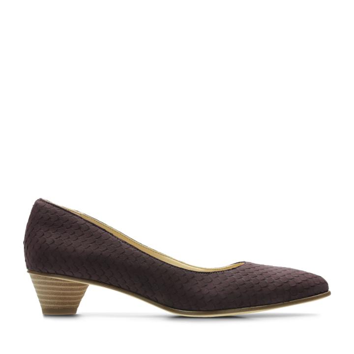Clarks Mena Bloom - Aubergine - Womens 8.5