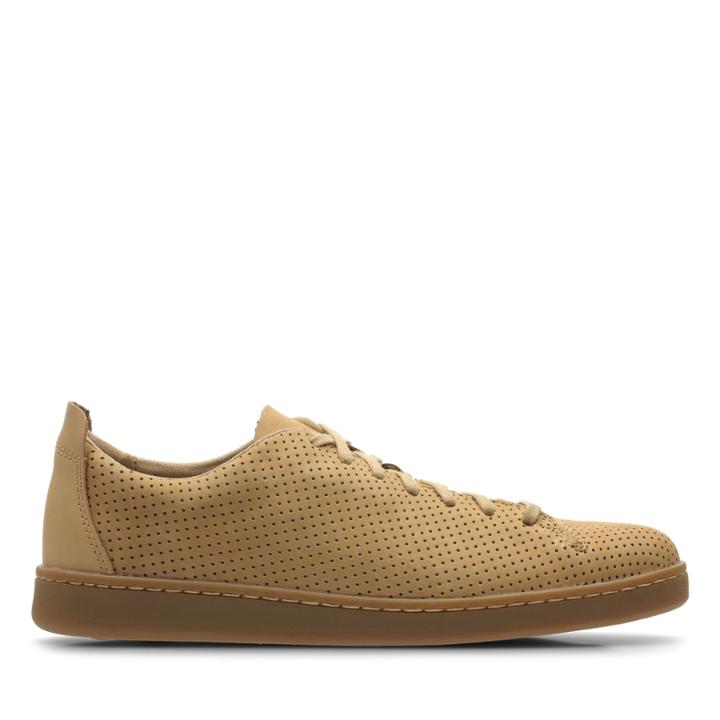 Clarks Nathan Limit - Light Tan Nubuck - Mens 7.5