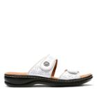 Clarks Leisa Lacole - White Leather - Womens 6