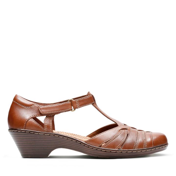 Clarks Wendy Alto - Tan Leather - Womens 8