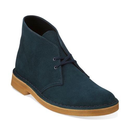 Originals Desert Boot In Midnight Blue Suede