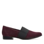 Clarks Un Blush Lo - Aubergine Suede - Womens 10