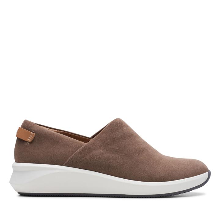 Clarks Un Rio Rise - Pebble Suede - Womens 9