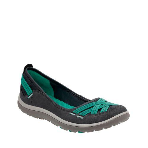 Clarks Aria Pump In Navy Nubuck