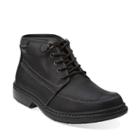 Clarks Rockie Top Gtx In Black Leather