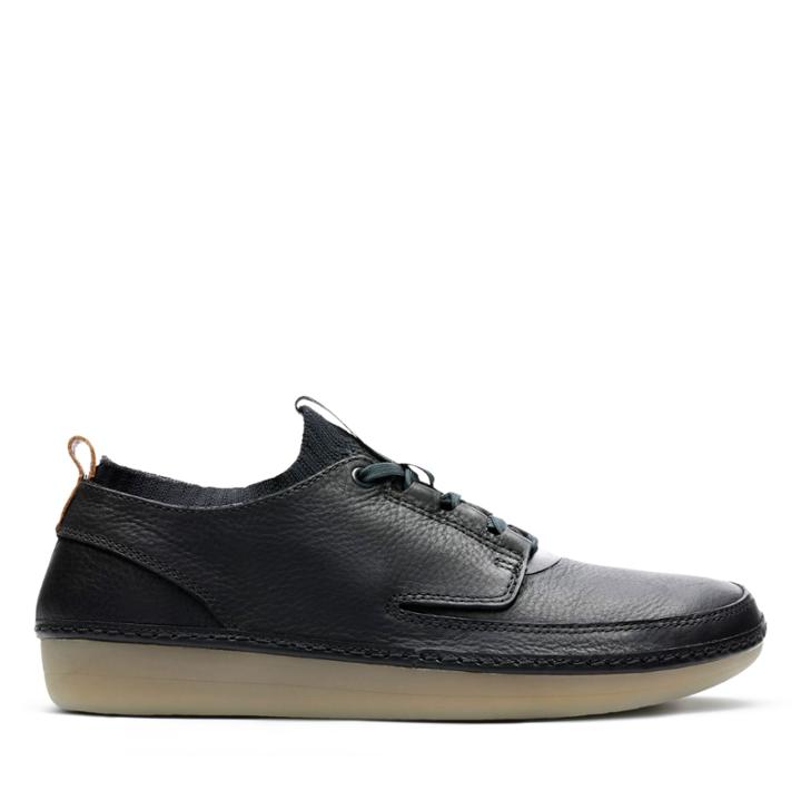 Clarks Nature Iv - Black Leather - Mens 9