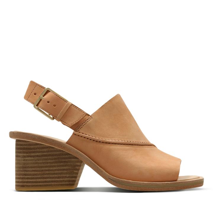 Clarks Bermudan Heel - Sandstone Nubuck - Womens 7