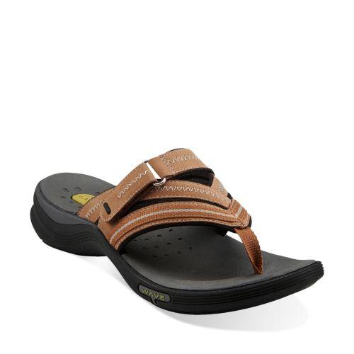 Clarks Wave.coast In Smokey Brown Nubuck