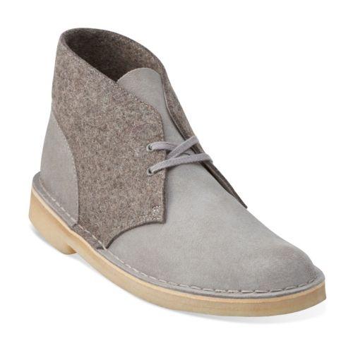 Originals Desert Boot In Grey Felt