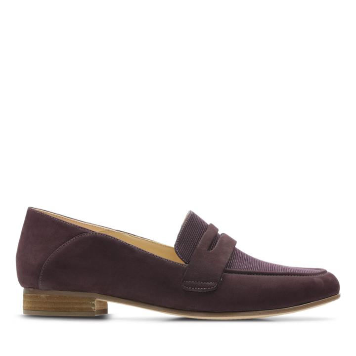 Clarks Pure Iris - Aubergine - Womens 6