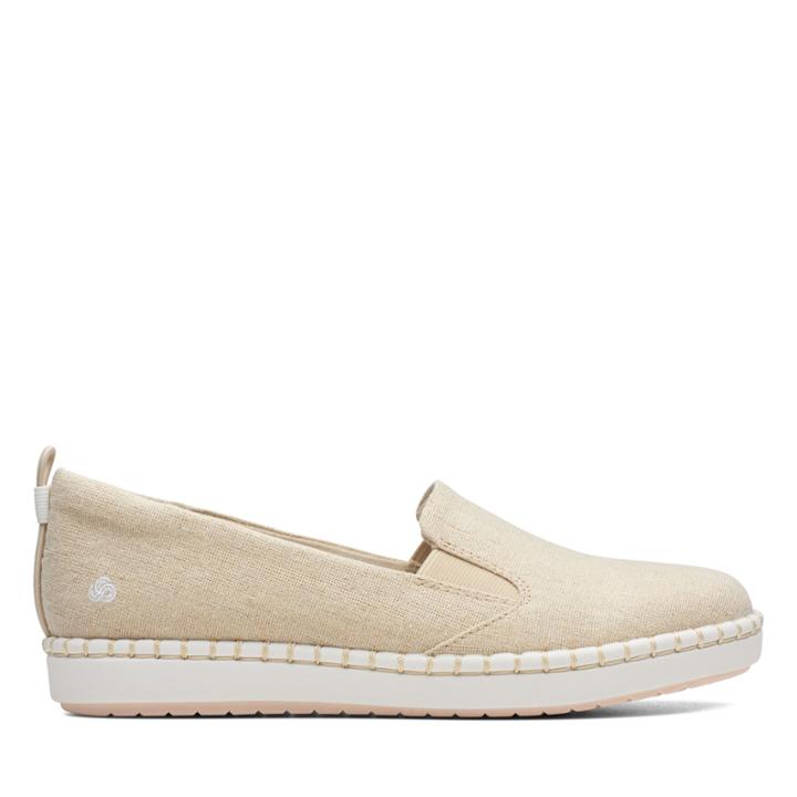 Clarks Step Glow Slip - Soft Gold - Womens 8.5