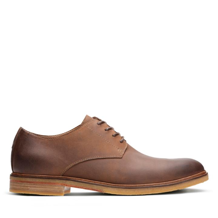 Clarks Clarkdale Moon - Dark Tan Leather - Mens 7