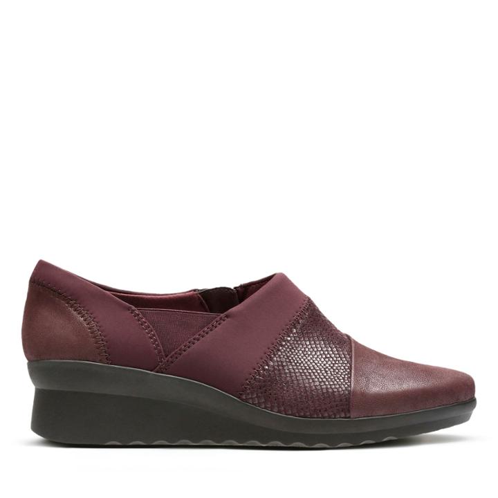 Clarks Caddell Denali - Burgundy - Womens 8