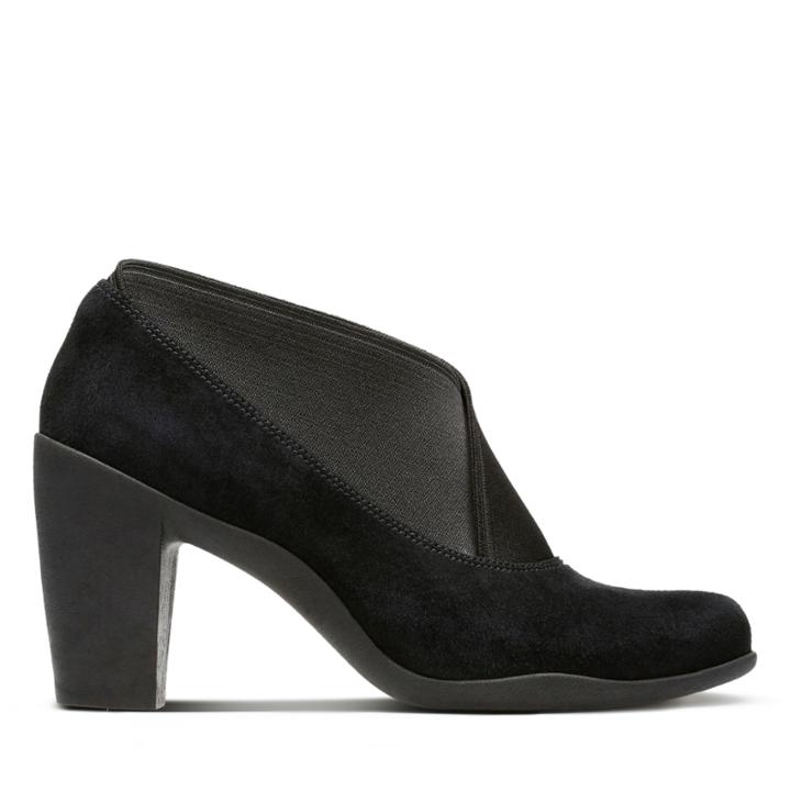 Clarks Kaltrina Lucy - Black Suede - Womens 9