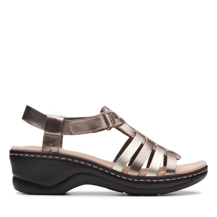 Clarks Lexi Bridge - Metallic Multi - Womens 5