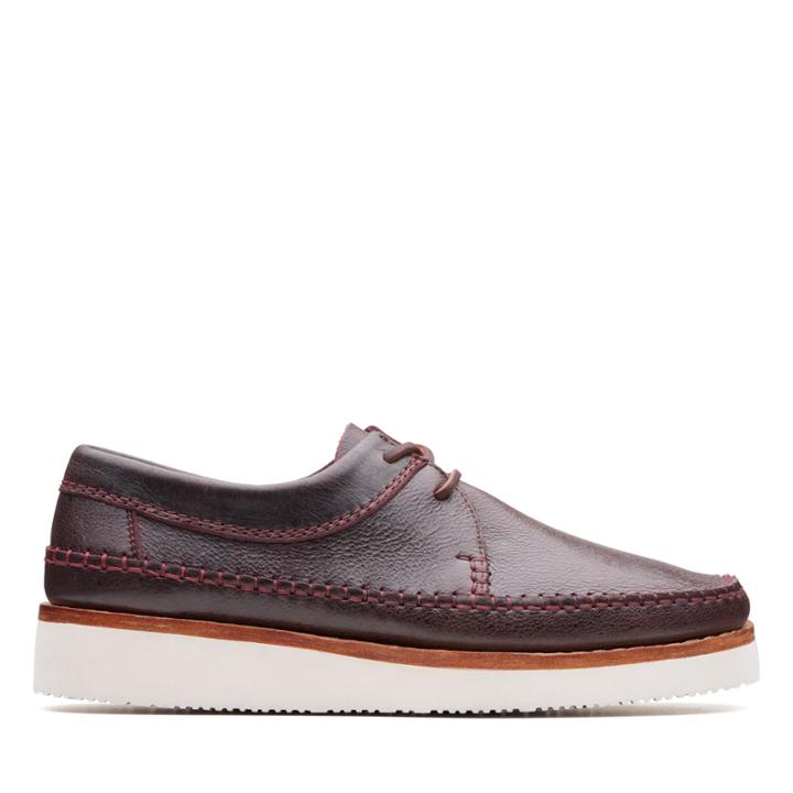 Clarks Weaver Hike - Bordeaux Leather - Mens 9