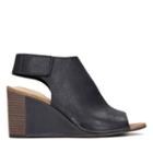 Clarks Spiced Meadow - Black Leather - Womens 9