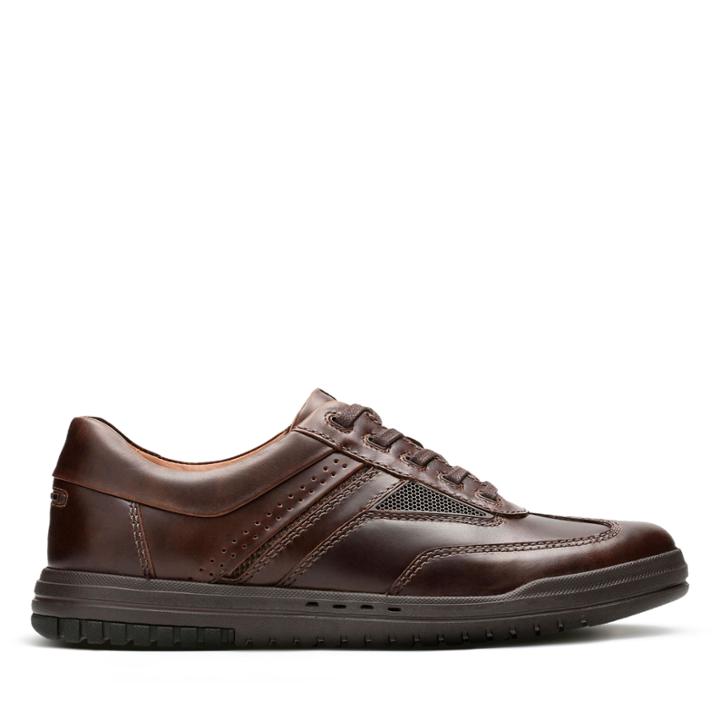 Clarks Unrhombus Fly - Brown Leather - Mens 7