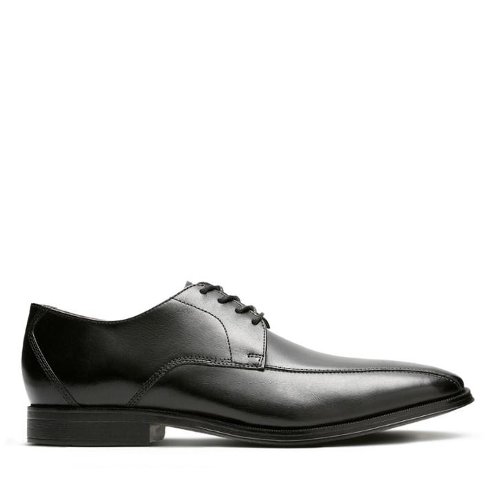 Clarks Gilman Mode - Black Leather - Mens 10.5
