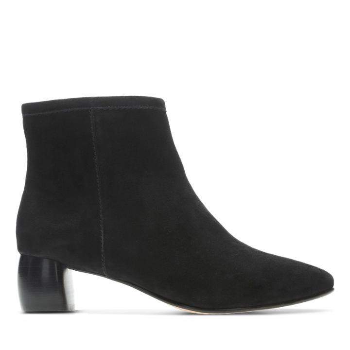 Clarks Grace Bella - Black Suede - Womens 6
