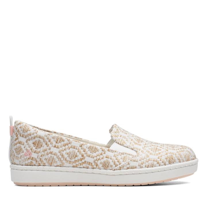 Clarks Step Glow Slip - Natural - Womens 7
