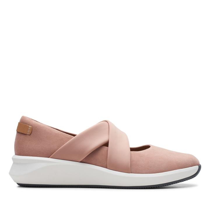 Clarks Un Rio Cross - Rose Suede - Womens 9