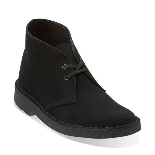 Originals Desert Boot. In Black Suede