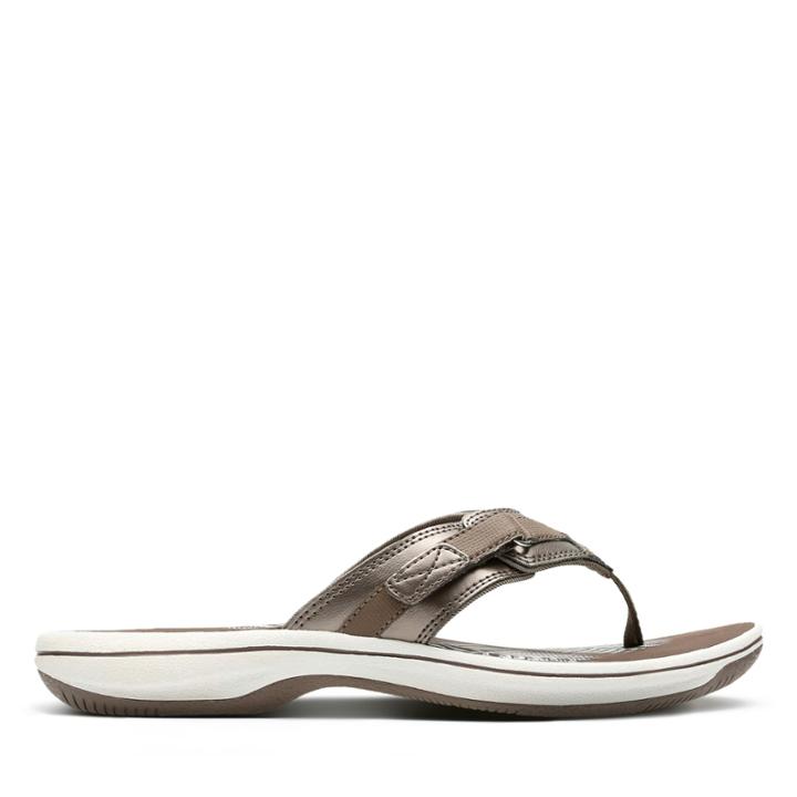 Clarks Breeze Sea - Pewter Synthetic - Womens 5