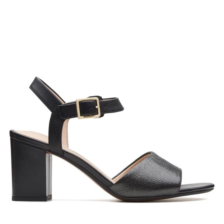 Clarks Deva Quest - Black Combination - Womens 7.5