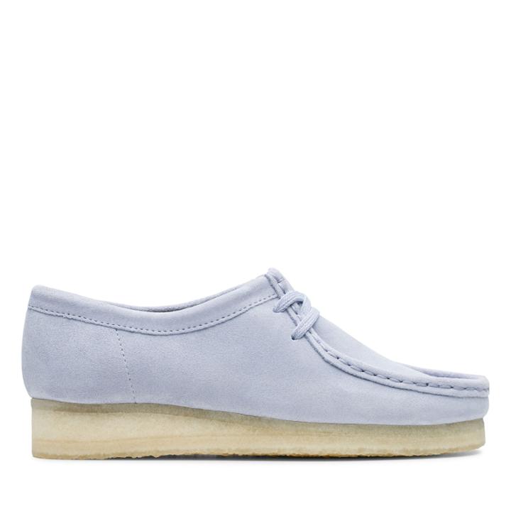Clarks Wallabee - Cool Blue - Womens 7.5