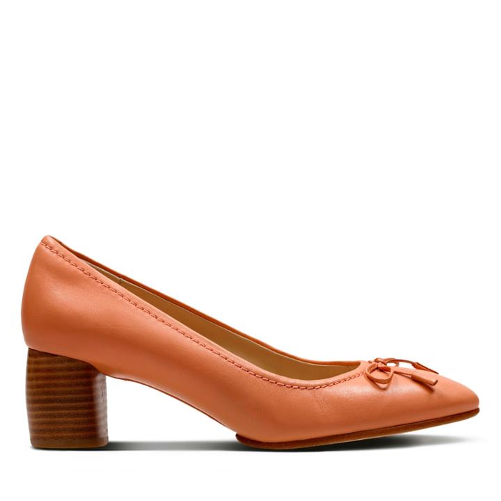 Clarks Grace Maya - Pink Leather - Womens 8.5