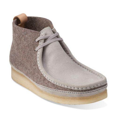 Originals Wallabee Boot In Dark Grey Felt