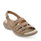 Clarks Saylie Medway In Taupe Nubuck