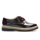 Clarks Zante Zara - Burgundy Leather - Womens 9.5