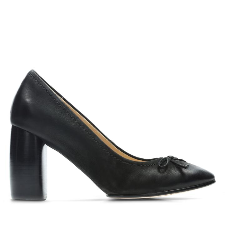 Clarks Grace Nina - Black Nubuck - Womens 9