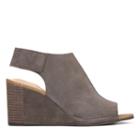 Clarks Spiced Meadow - Taupe Suede - Womens 8