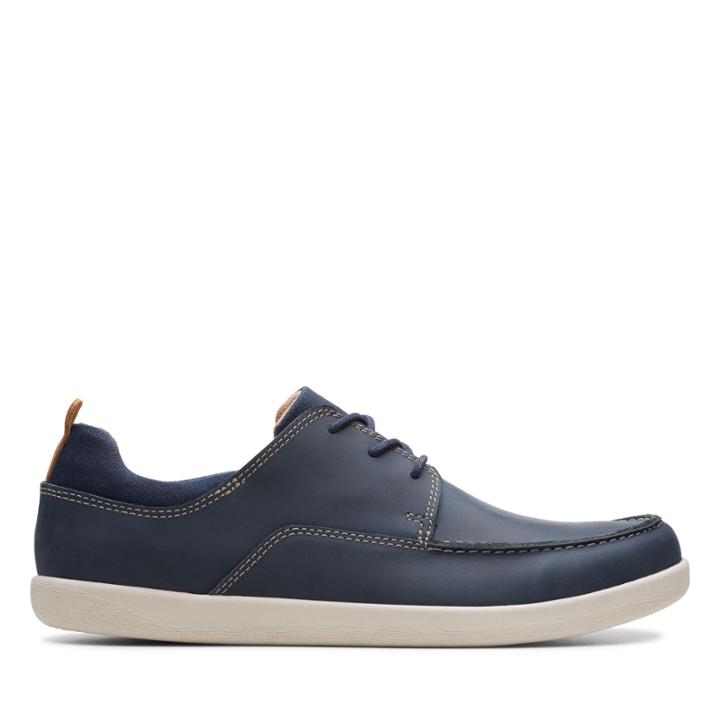 Clarks Un Lisbon Lace - Navy Combination - Mens 7.5