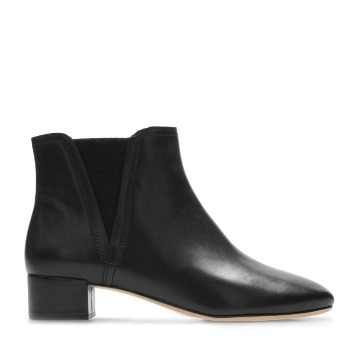 Clarks Orabella Ruby - Black Leather - Womens 8.5