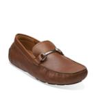 Clarks Davont Ride In Tan Tumbled Leather