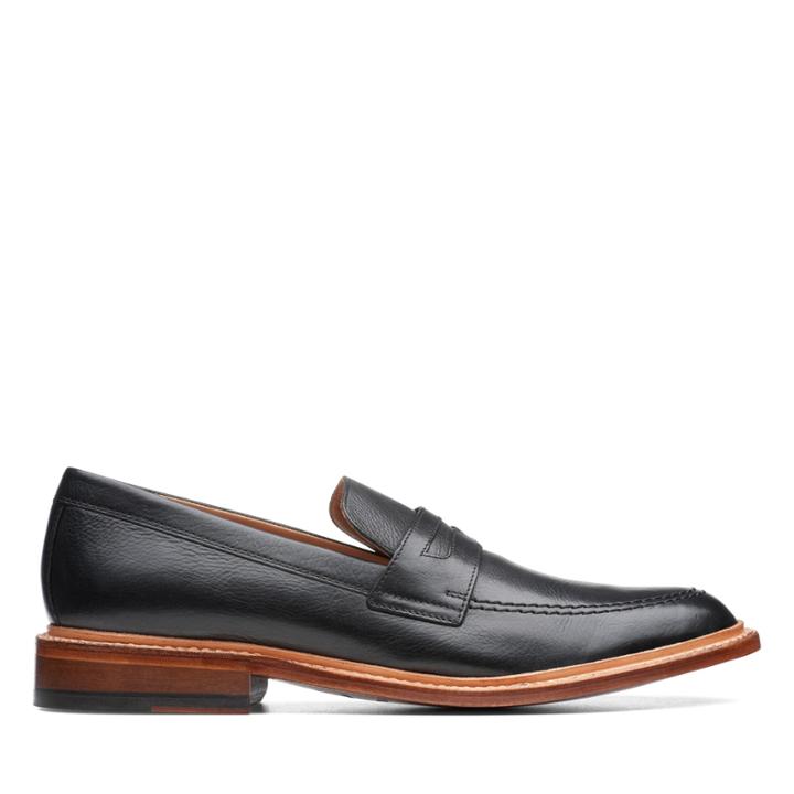 Clarks No16 Soft Free - Black Leather - Mens 7.5