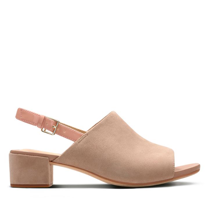 Clarks Orabella Ivy - Nude Suede - Womens 8