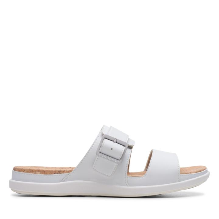 Clarks Step June Tide - White - Womens 8.5