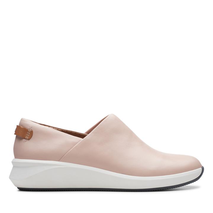 Clarks Un Rio Rise - Nude Leather - Womens 8