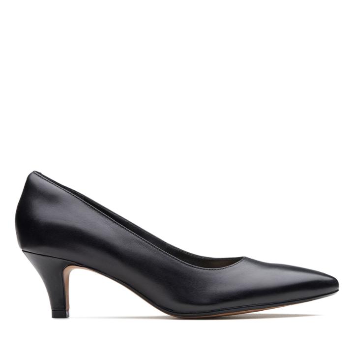 Clarks Linvale Jerica - Black Leather - Womens 10