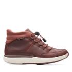 Clarks Un Cruise Mid - Dark Tan Leather - Womens 11