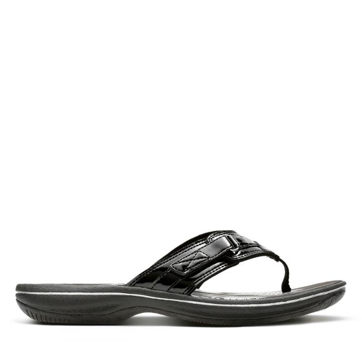 Clarks Breeze Sea - Black Patent - Womens 9