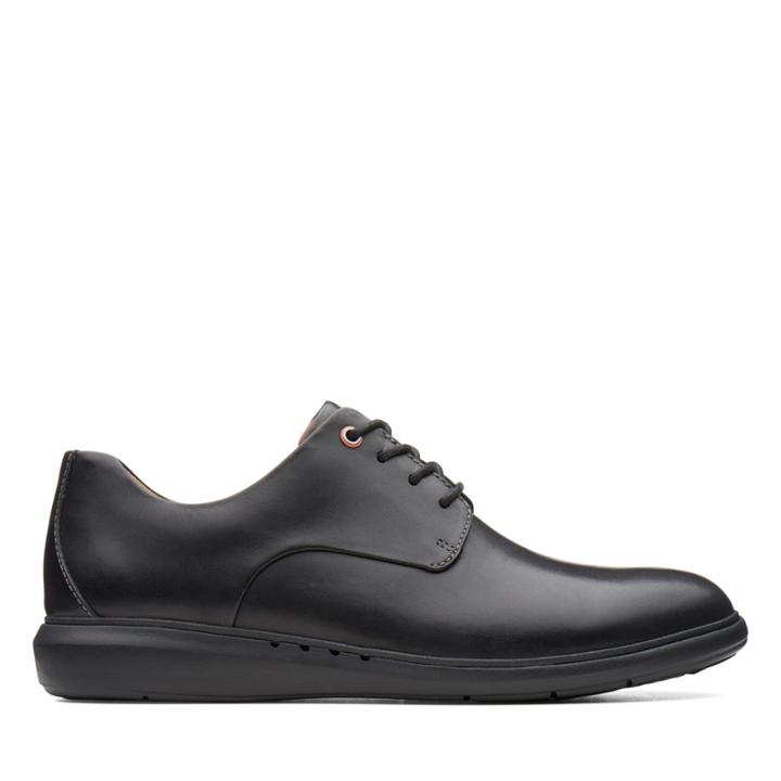 Clarks Un Voyageplain - Black Leather - Mens 11.5