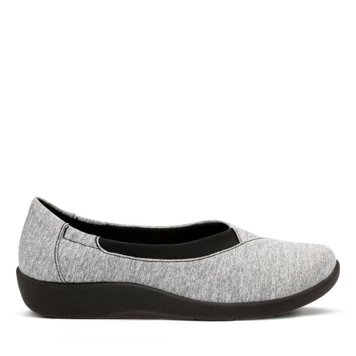 Clarks Sillian Jetay - Grey Fabric - Womens 5.5