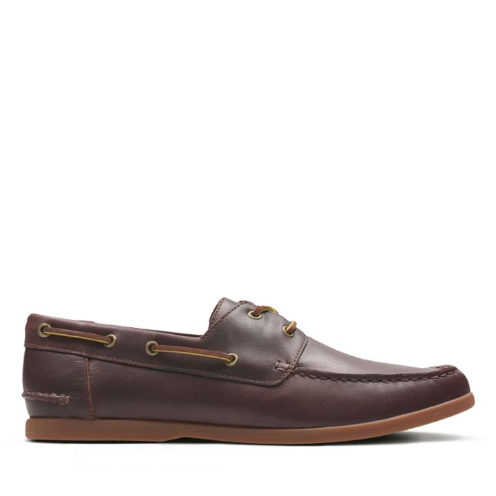 Clarks Morven Sail - British Tan Leather - Mens 8