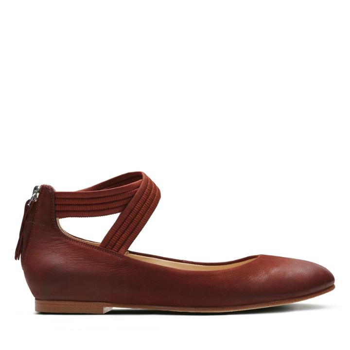 Clarks Grace Anna - Rust Nubuck - Womens 8